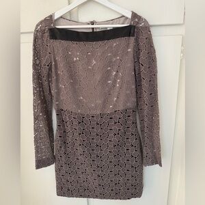 DVF lace dress